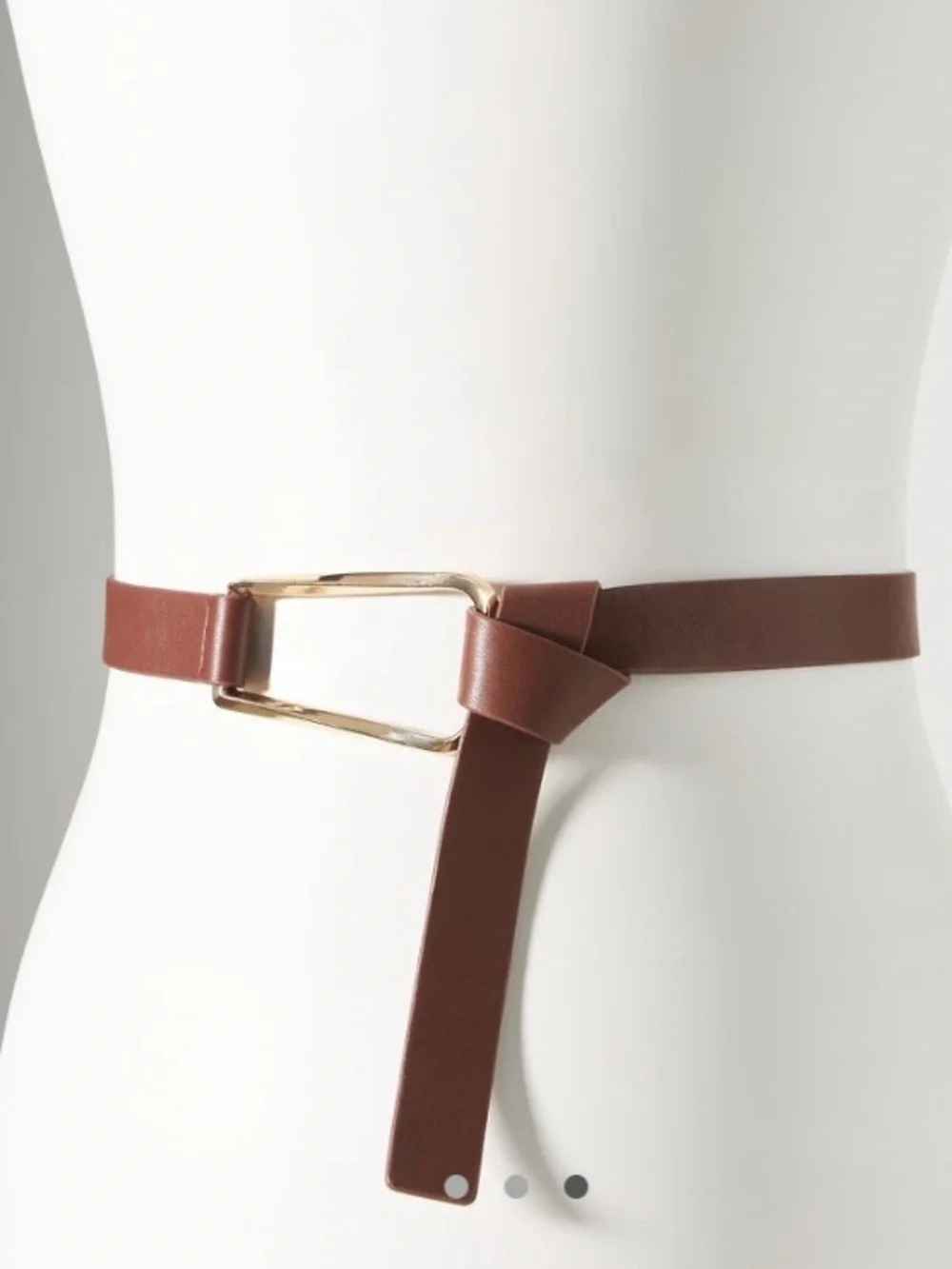 Anthropologie Chocolate Wrap Belt NWT